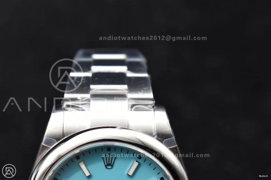 DIWF Best Perpetual Edition Oyster A3230 Blue Steel 124300 1:1 Dial 904L Tiffany 41mm 0311